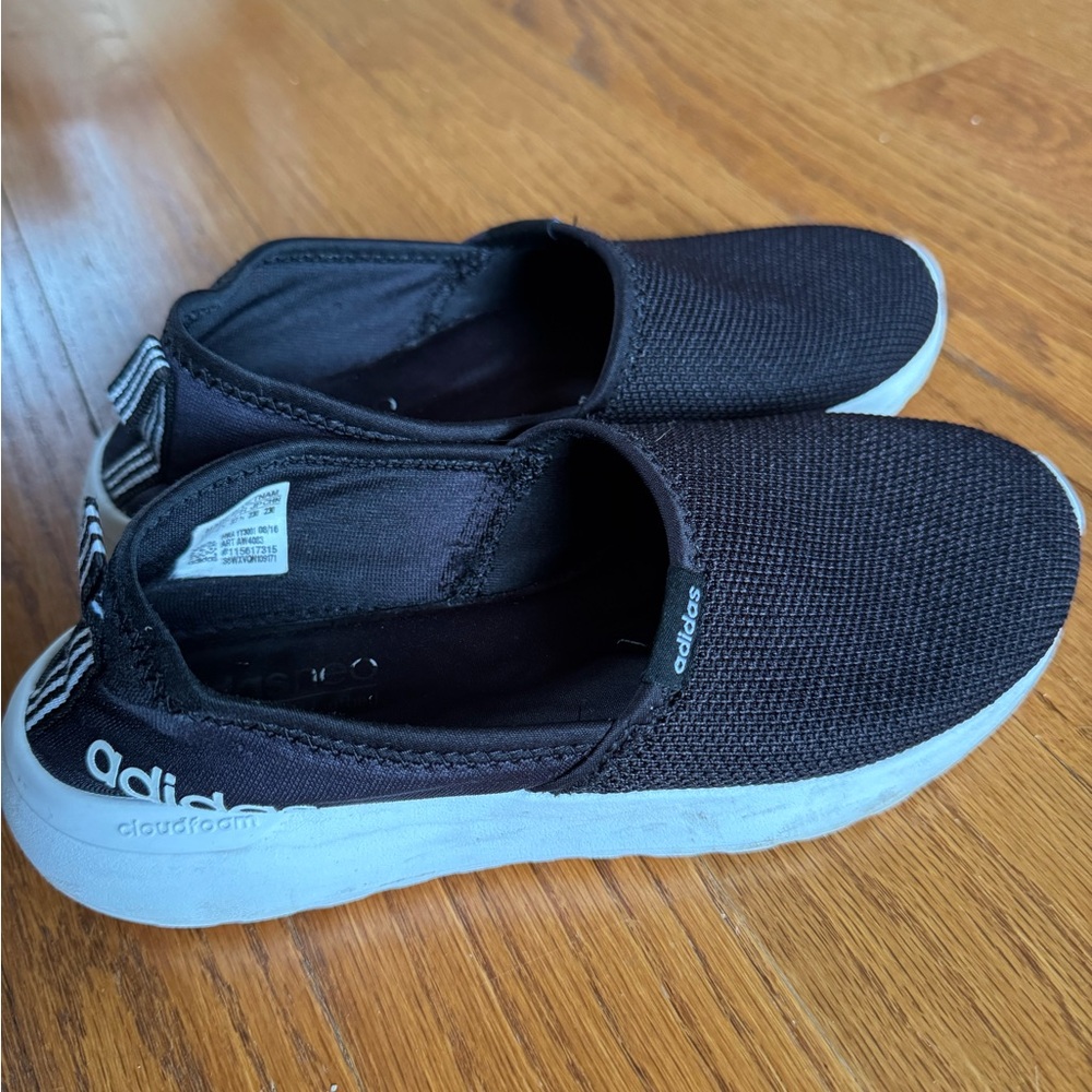 Adidas Kids Black Slip-On Shoes